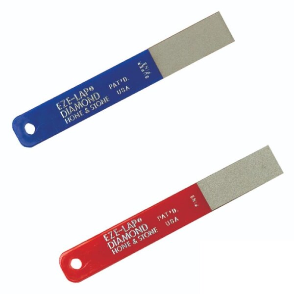 Eze Lap Hone Diamond Sharpener - 2 Pack LF 600 + LSF 1200 Grit
