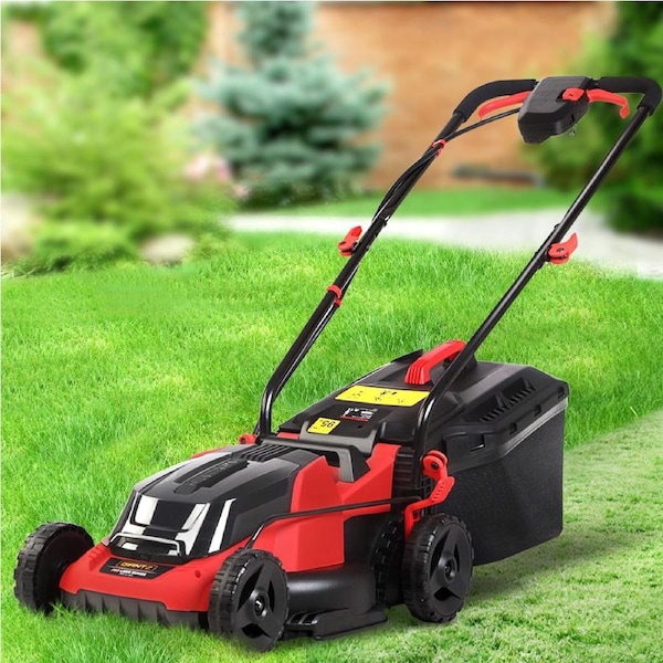 40V Giantz Lawn Mower Cordless Battery Electric Lawnmower 34cm Width