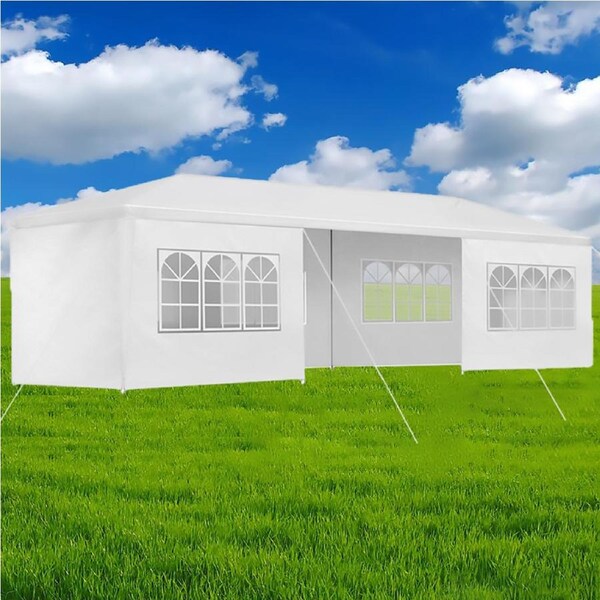 Hacienda 8-Panel Marquee Party Tent for Outdoor Events - (60 Person Capacity)