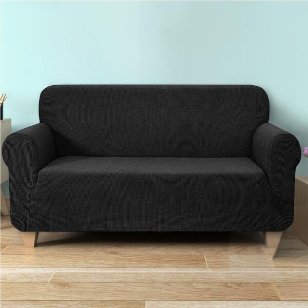 3 Seater Artiss Sofa Cover Couch Covers High Stretch Black