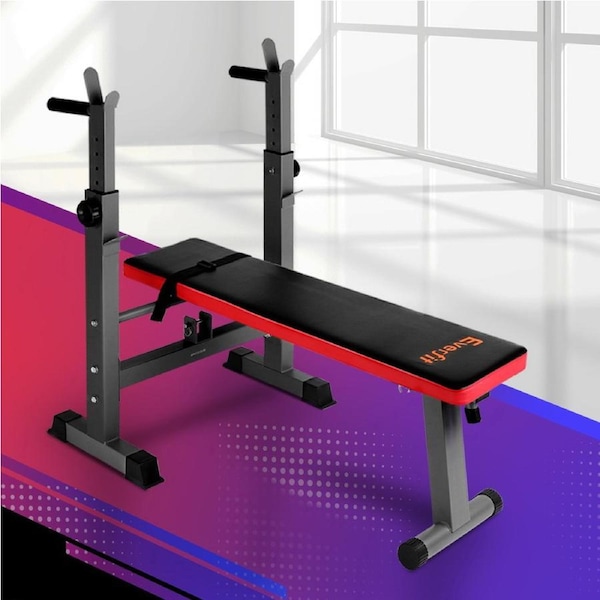 200 kg Weight Bench Everfit Squat Rack Bench Press Home Gym Equipment