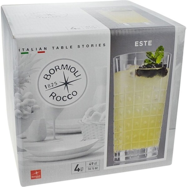 Bormioli Rocco Este Highball Tumblers Set 4 490ml