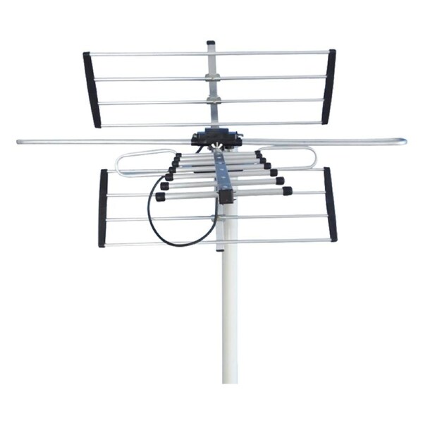 Digital TV Outdoor Antenna Aerial UHF VHF FM Signal Booster HD