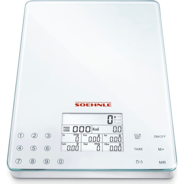 Soehnle Food Control Easy 5kg Capacity Digital Kitchen Scale