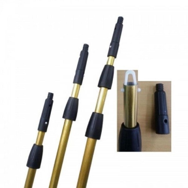 TCS 6m Three Level Aluminium Extension Pole - Gold