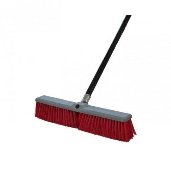 TCS 18" Floor Cleaning Broom - Red
