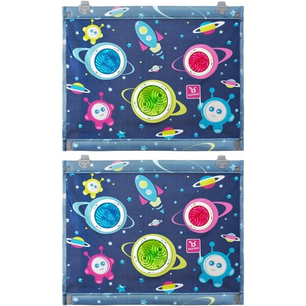 2PK Benbat Bubble Dreams Extra Large Baby Sunshade Car Seat Window Shield Cover