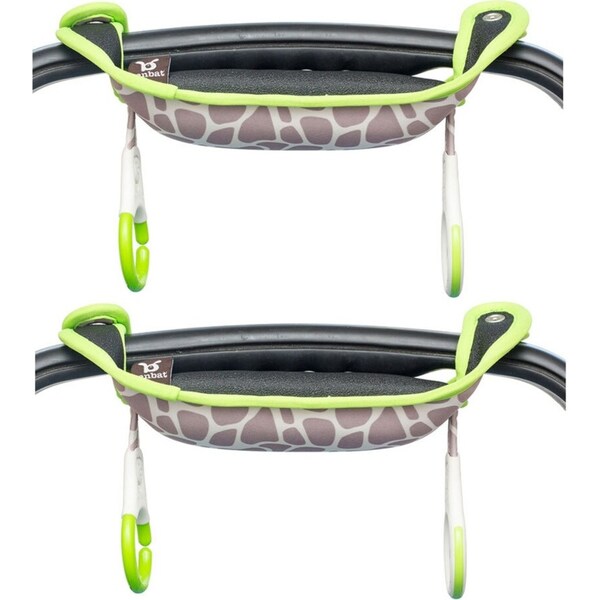 2PK Benbat Baby/Infant Car Seat Comfy Handle Cushion 0-12m Toy/Accessory Holder