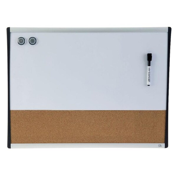 Quartet Magnetic Combination White Board 460x610mm Cork/Memo/Note Wall Mountable