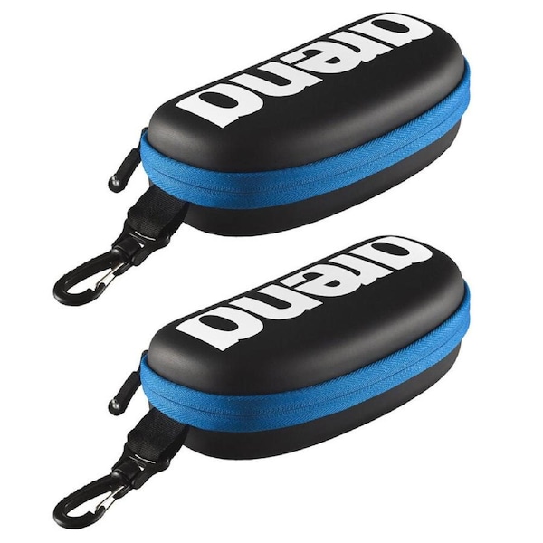 2PK Arena Case Pouch Protection/Holder f/ Swimming/Training Swim Goggle Black/BL