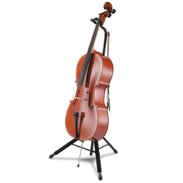 Hercules AGS Auto Grip System Musical Instrument Stand Holder for Cello Black