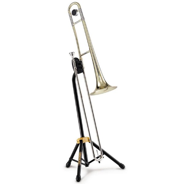 Hercules Musical Instrument Tripod Base Metal Music Stand/Holder f/ Trombone BLK