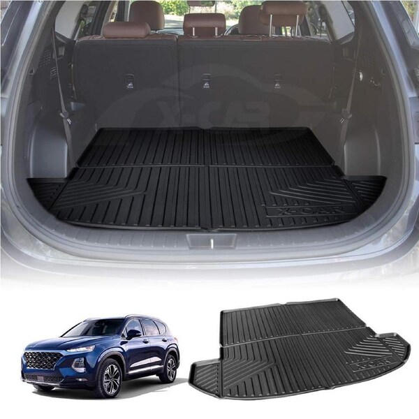 Boot Liner for Hyundai Santa Fe SantaFe 2018-2023 Heavy Duty Cargo Trunk Mat Luggage Tray