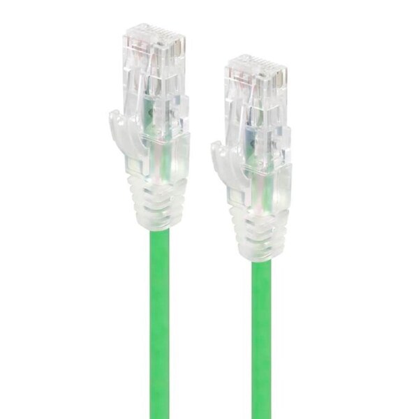 Alogic 1m Green Ultra Slim Cat6 Network Cable - Series Alpha [C6S-01GRN]
