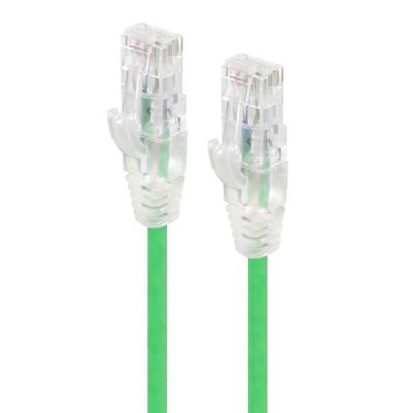 Alogic 2m Green Ultra Slim Cat6 Network Cable - Series Alpha [C6S-02GRN]