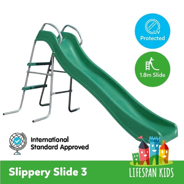 Lifespan Kids Slippery Slide 3 - Green Slide