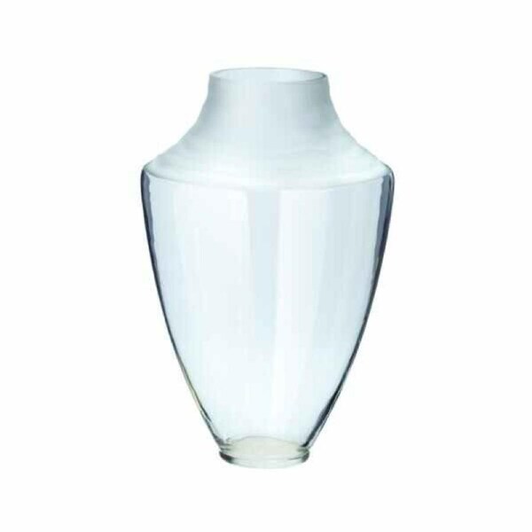 Spin Cut Pure Glass Vase