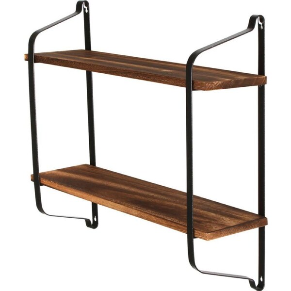 Blake 2 Tier Industrial Shelving 60 X 51 X 16cm