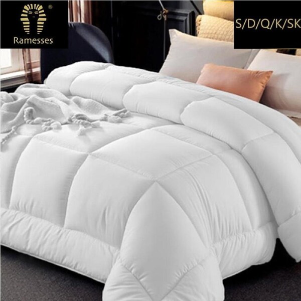 Ramesses Ultra Soft Microfiber Down Quilt 800gsm King / White