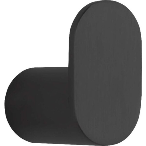 ACA Bathroom Matte Black Wall Towel Hook Robe Hook