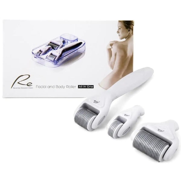 Re Facial Derma Roller All In One Set