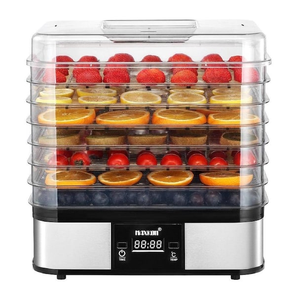 Digital Food Dehydrator Fruit Meat Vegetable Dryer Beef Jerky Maker with 7 Trays