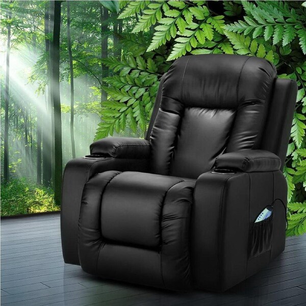 1x Artiss Recliner Chair 8 Point Massage