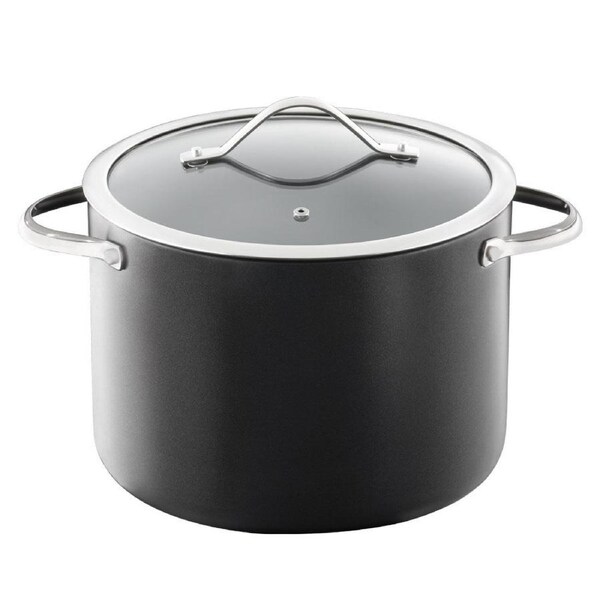 Baccarat iD3 Hard Anodised Non Stick Stockpot with Lid 24 24X17cm