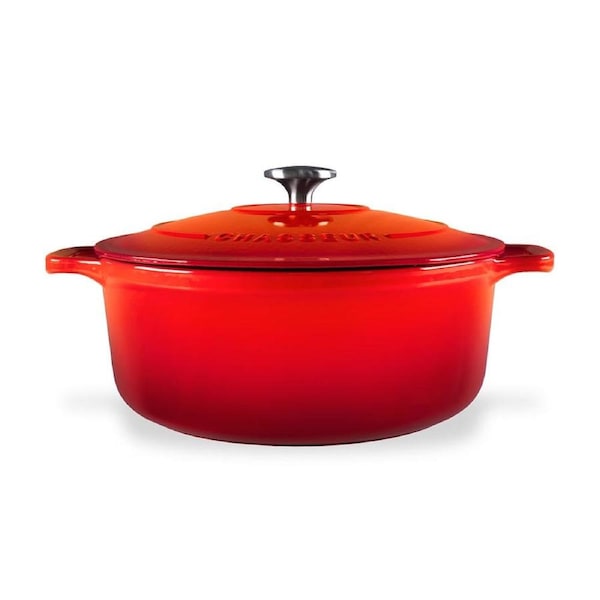 Chasseur Round French Oven 24cm 4L - Inferno Red