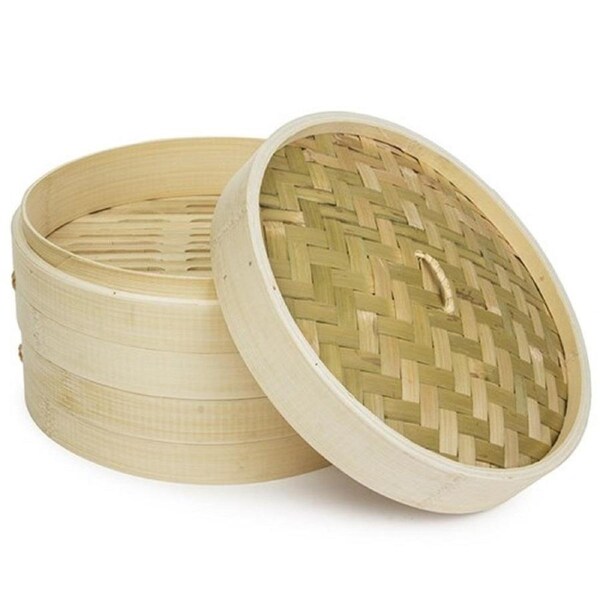 3 Piece Bamboo Steamer 20cm D.Line