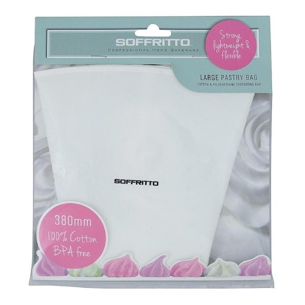 Professional Bake Pastry Bag 380mm 100% Cotton Soffritto
