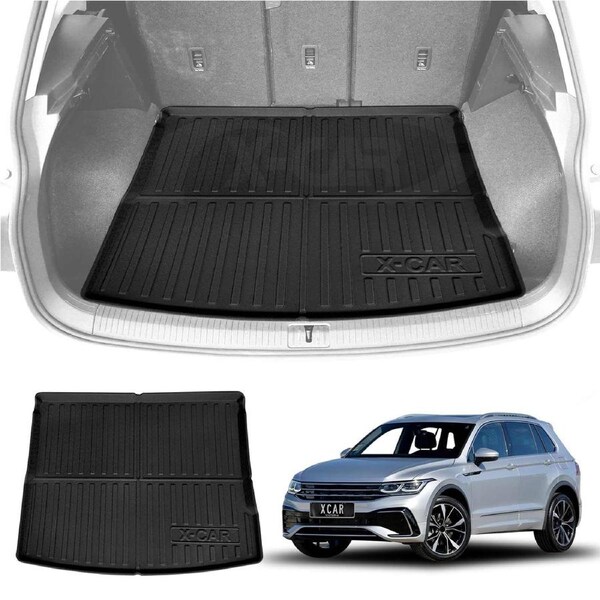 Boot Liner for Volkswagen VW Tiguan 2016-2024 Heavy Duty Cargo Trunk Mat Luggage Tray