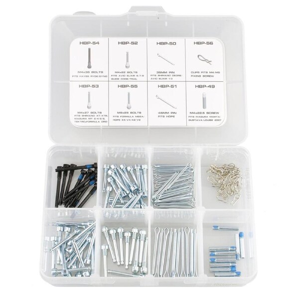 Brakco Bicycle Disc Brake Pin Collection Include 8 items