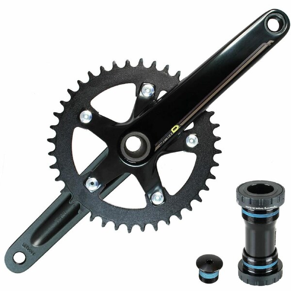 Samox Road Racing Bike Single Speed Narrow Wide Crankset Direct Mount 40T 175mm