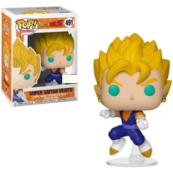 Funko POP Animation Dragonball Z Super Saiyan Vegito #491 Vinyl Figure
