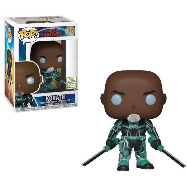 Funko POP Marvel Captain Marvel Korath ECCC 2019 #437 Vinyl Figure