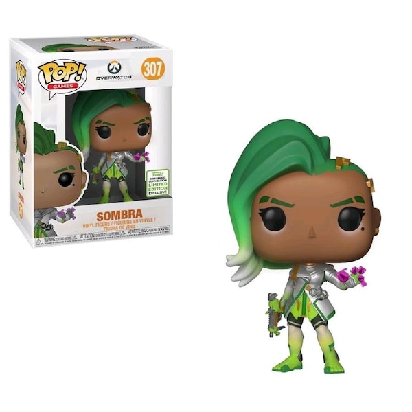 Funko POP Overwatch Sombra (Glitch) ECCC 2019 #307 Vinyl Figure