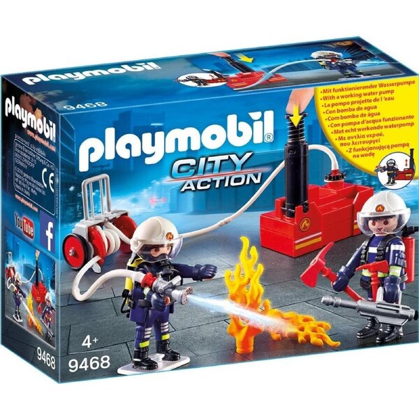 Playmobil City Action Fire Brigade With Water Pump
