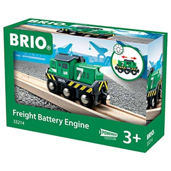 Brio World Battery Powered Freight Train Engine 1pc 33214