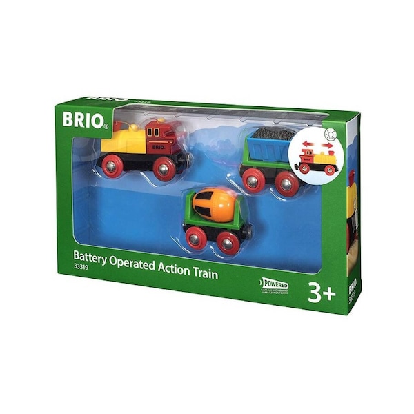 Brio World Battery Operated Action Train 3pc 33319