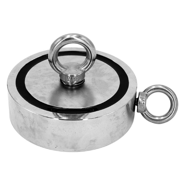 340Kg Salvage Strong Recovery Magnet Neodymium Hook Treasure Hunting Fishing