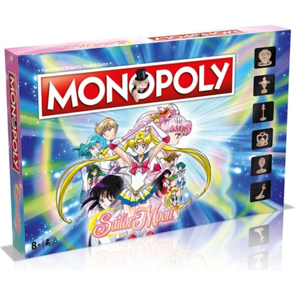 Monopoly Anime Sailor Moon Board Game 8y+ Family/Kids/Adult Play Cards/Money/Toy