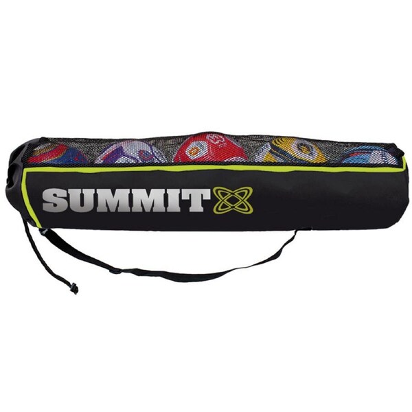 Summit Advance Heavy Duty Mesh Ball Bag w/Shoulder Strap f/Soccer/Football/Rugby
