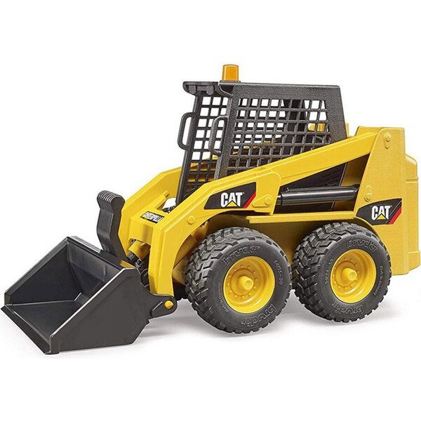 Bruder 23cm 1:16 CAT Caterpillar Skid Steer Loader Kids Toy w/Detachable Shovel