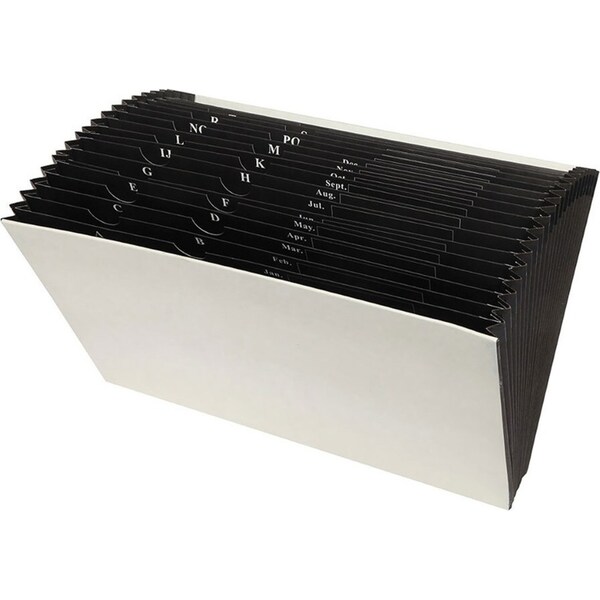 Marbig 21 Pockets Foolscap/A4 Expanding No Flap file/Organiser/Archive/Folio