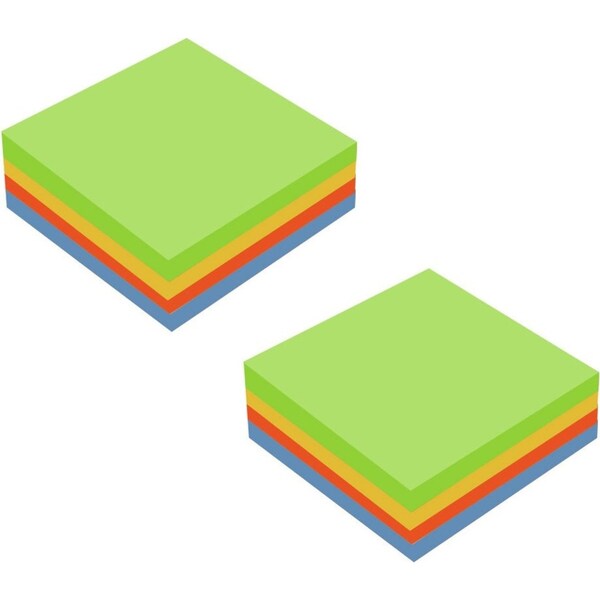 640 Sheets Marbig Self Stick/Adhesive Removable Notes 75 x 75mm Stationery