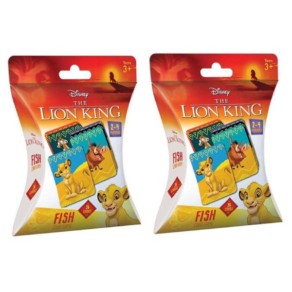 2x 36pc Lion King Fish Playing Card Memory Educational Game Kids/Child Toys 3y+