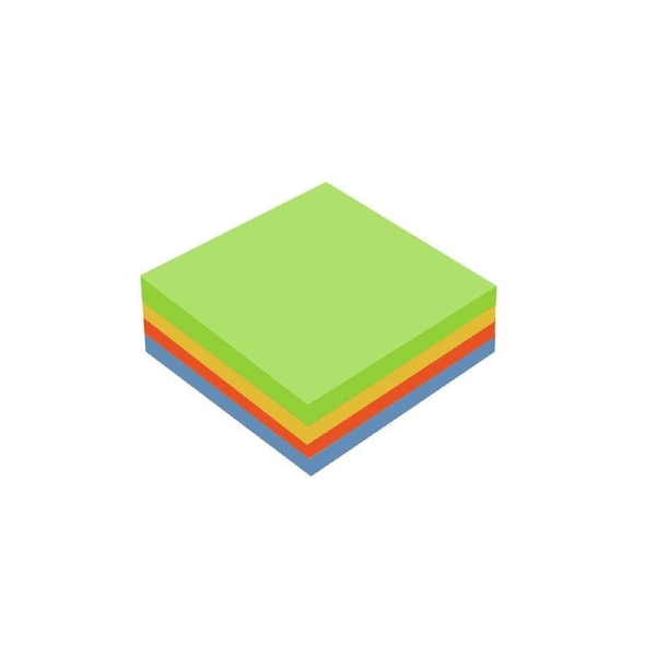 Marbig 320 Sheets Self Stick/Adhesive Removable Notes/Memos 75 x 75mm Stationery