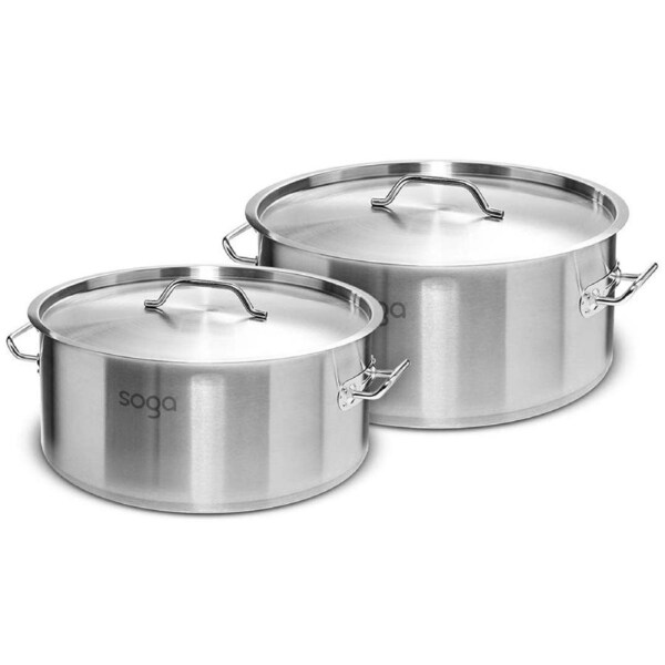 SOGA 14L & 83L Stainless Steel Stock Pot – Top-Grade 18/10 Stockpot