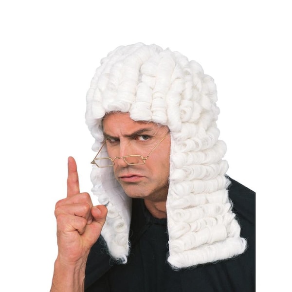 Judge White Wig for Adults
